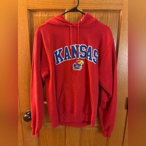 University Of Kansas BOOKSTORE Champion Hoodie Sweatshirt SIZE S